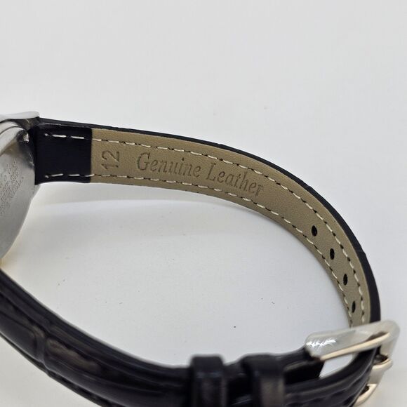 Citizen‎ Women\'s Watch 25MM Gray Dial DayDate Black Leather Bands New Battery